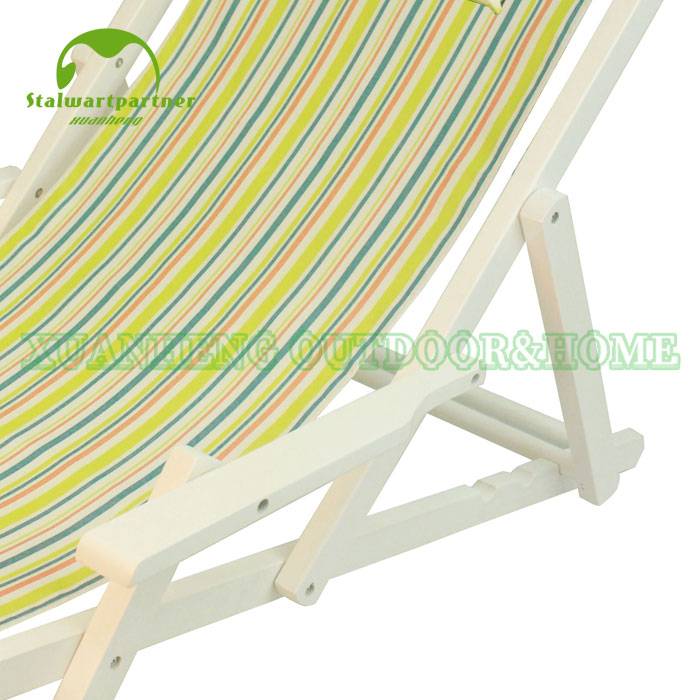 Outdoor Foldable Wooden Beach Chair Camping Picnic Chair XH-X029