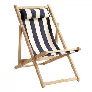 Relax Outdoor Wooden Canvas Folding Beach Deck Chair   XH-X095