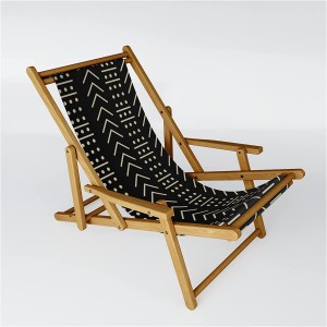 Beech Wooden Frame Sling Chair  XH-X081