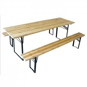 Hot Sale Outdoor Picnic Wood Beer Table XH-V010