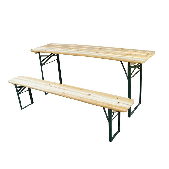 Garden Furniture Wood Beer Table XH-V008 Featured Image