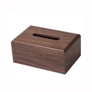 Custom Solid Wooden Tissue Paper Box Facial Tissue Box