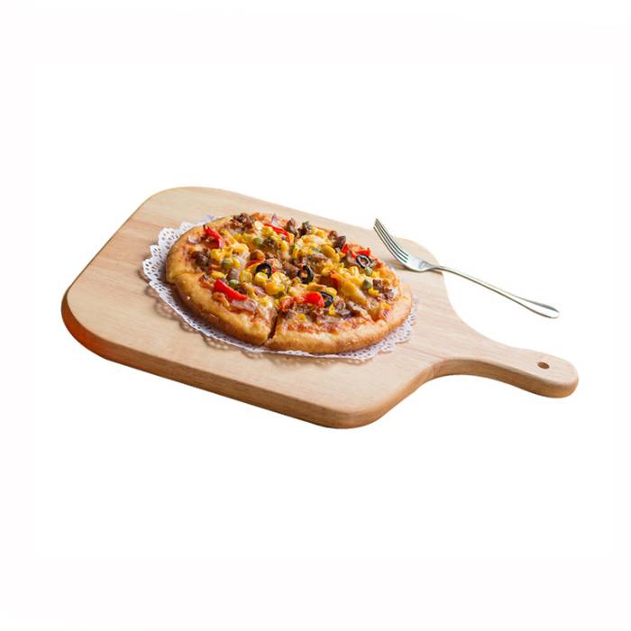Natural Wood Chopping Board Cheese Pizza Bread Board Featured Image