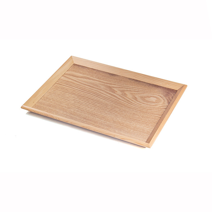 Handmade Solid Handle Wood Breakfast Serving Tray Featured Image
