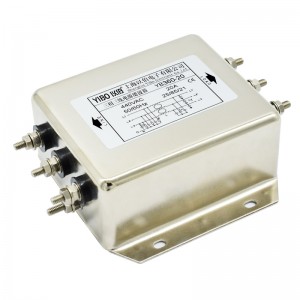YB360 series single-section universal three-phase three-wire power supply filter