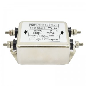 YB610 Series AC double section enhanced power filter