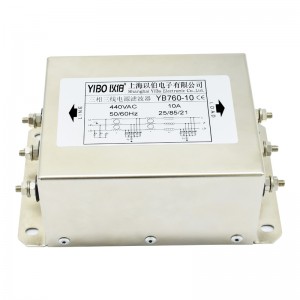 YB760 series three section high-performance three-phase three wire power filter