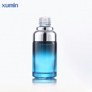 بيع الزجاج الأزرق زجاجة بالقطارة 20ML 40ML قوانغتشو الزجاج زجاجة التعبئة والتغليف التجميل