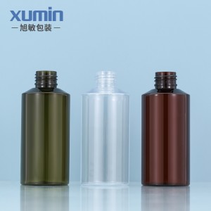 Made in china Green û Brown 100ML lotion şûşeyek 150ML transparent pakêta cosmetic plastîk