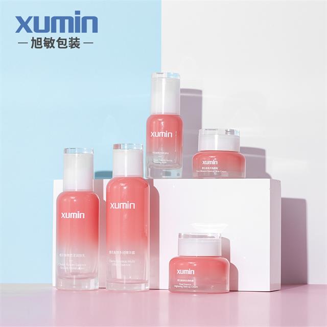 Luxury cosmetic bottle set 30G 50G 40ml 100ml 120ml  oz glass bottle containers with packaging Featured Image