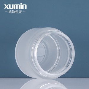 Wholesale cosmetic packaging  containers 20g 30g 50g glass cream jar for 15g cosmetic cream jars