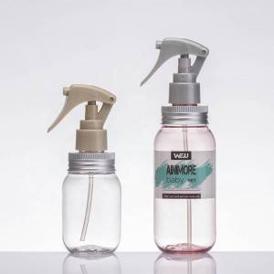 300ml 750ml pink empty spray bottle plasic pump bottle for cosmetic packaging
