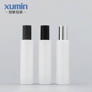 Wholesale luxury cosmetic containers 120ML white glass water bottle for toner bottle
