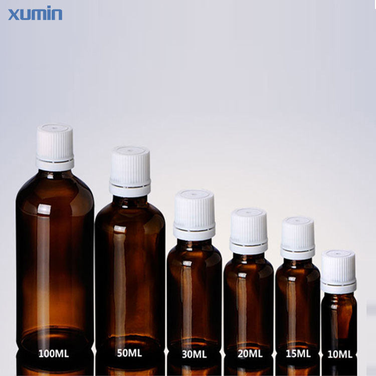 2017 China New Design Cosmetic Packaging -
 Empty Anti-Theft Cap Screw 10Ml 30Ml 50Ml 100Ml Brown Cosmetic essential oil bottle – Xumin