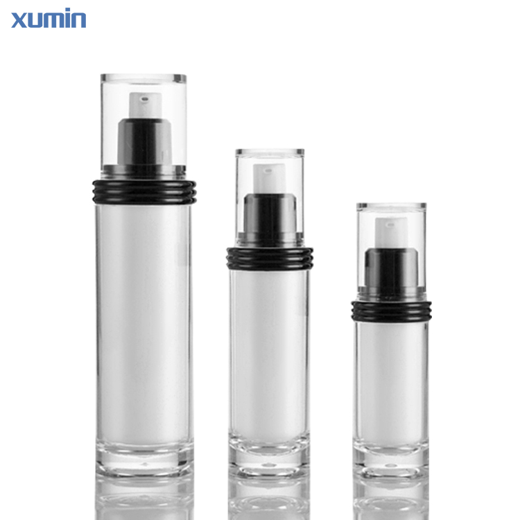 Pure White Luxury acrylic packing 15g 20g 30g 50g 75g skin care bottle Pump Bottle Jar cosmetic bottle for Cream
