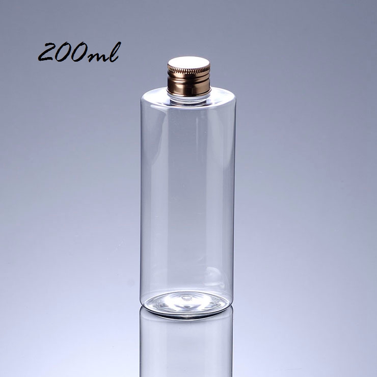 120ml 200ml Wholesale Cosmetic Plastic PET Bottle with Screw Cap