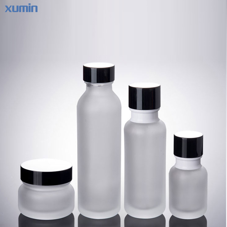 Special Price for Beauty Containers -
 Luxury Skincare Glass 50g 50ml 110ml 150ml Cosmetic Cream Serum Glass Bottle Packaging Container cosmetic jar – Xumin