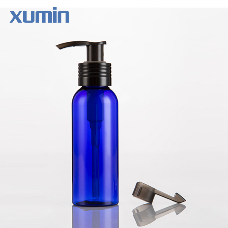Special leak proof design cap foam pump bottle 100ML blue white cheap price pet bottle