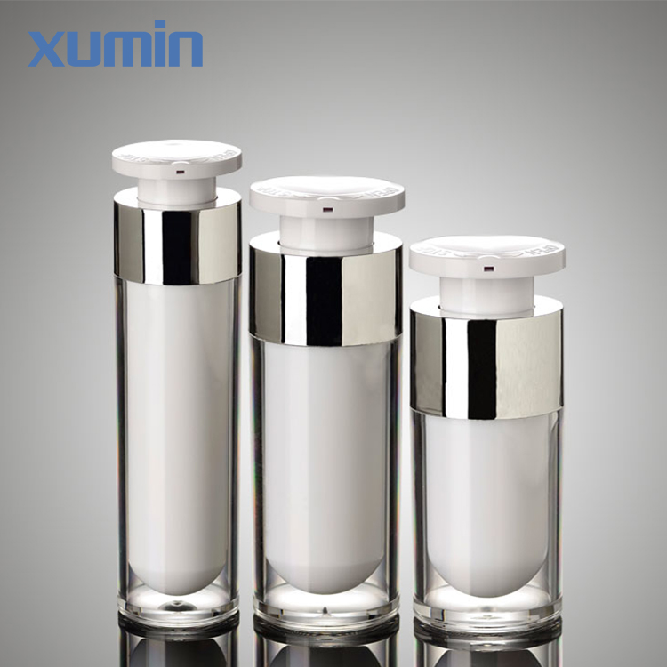 Top Quality Skincare Containers - 15ml 30ml 50ml New Foundation Bottle Packaging PET Material Fashion Wholesale Acrylic airless pump bottle – Xumin