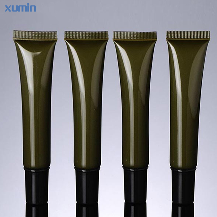 Fashion Sharp Mouth Design 20ML Packaging Cream Tube Green Amber Plastic Cosmetic Soft Tube