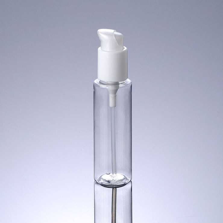 Fast delivery time clear pump cosmetic pet bottle for emulsion