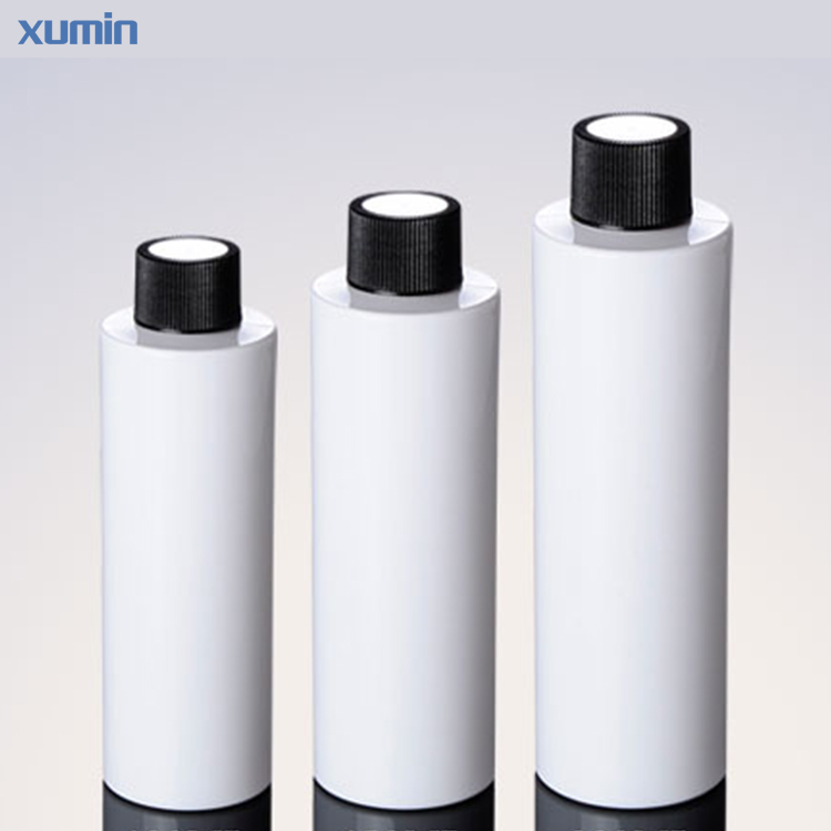 One of Hottest for Plastic Tube Containers -
 Leakproof Design Normal Black Cap White Cosmetic Pet Bottle Great Price 100ML 150ML 200ML Pet Bottle – Xumin