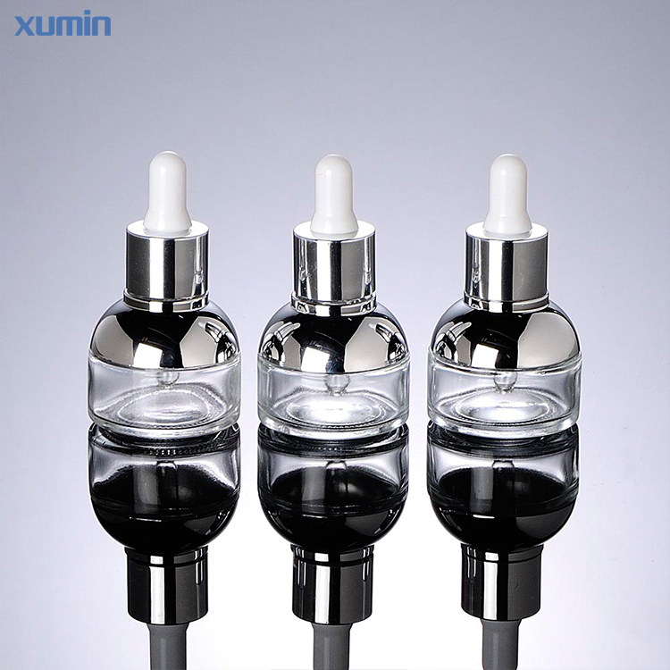 Hot Selling for Plastic Cosmetic Bottles - Trade Assurance 30Ml Round Clear Bottle Wholesale Cosmetic Glass Bottle – Xumin