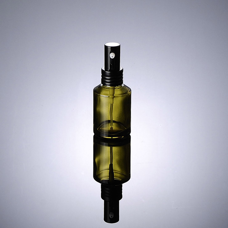 World manufacture green dropper glass bottle 30ml cosmetic glass bottle