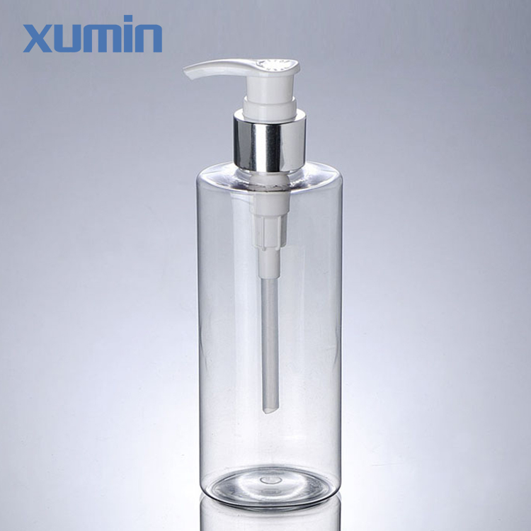 Leakproof Design Sliver Cosmetic Foam Pump transparent shampoo bottle 120Ml 200Ml Plastic Pet Bottle