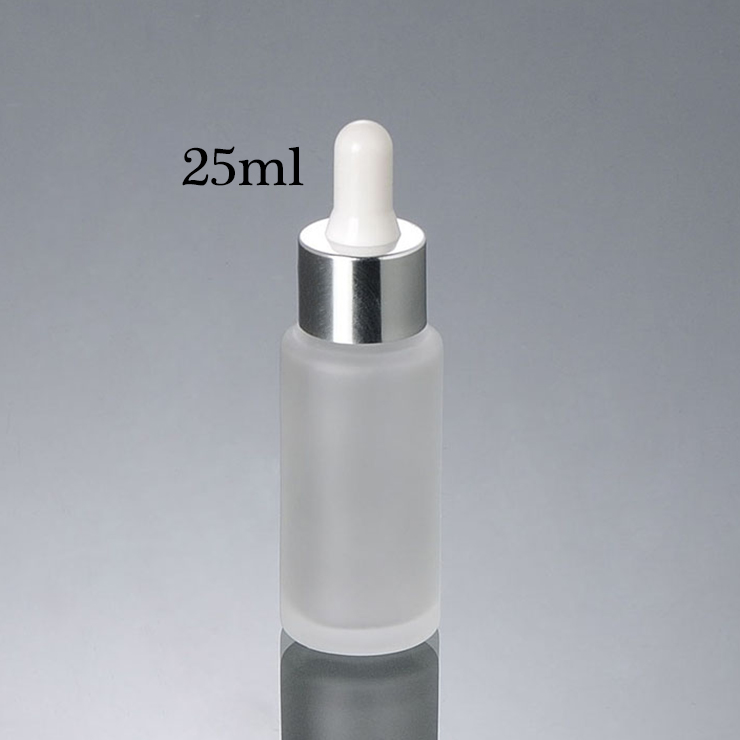 Fast delivery Glass Canisters -
 Newest Rubber Cap Frosted Cosmetic Dropper Glass Bottle – Xumin