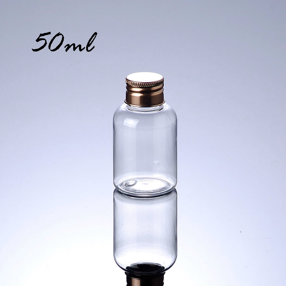 Fast delivery hair care bottles 50 100 75 250ml empty bottles clear cosmetic plastic pet bottle for hair oil Featured Image