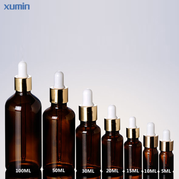 Reasonable price Pump Bottle -
 dropping bottle essential oil glass bottle 10Ml 30Ml 50Ml 100Ml amber cosmetic glass dropper bottle – Xumin