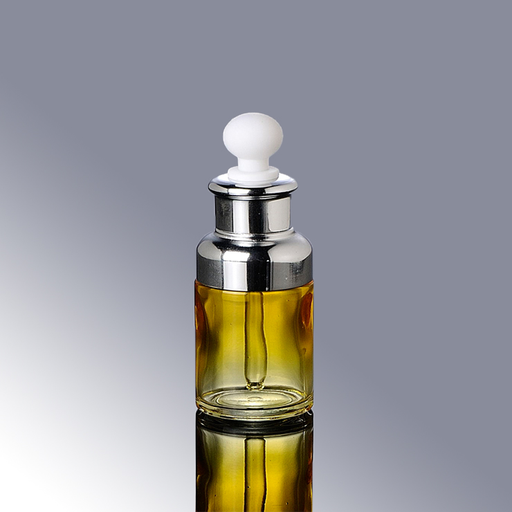 Good User Reputation for Essential Oil Bottle - High Quality hair oil Glass Bottles Silver Shoulder 20 40ml Cosmetic Glass Bottle – Xumin