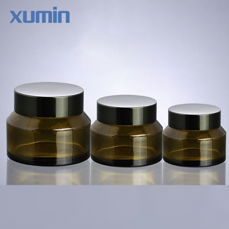 Professional Trade Assurance Green Glass Cosmetic Jar Wholesale Best Price 15G 30G 50G Glass Cosmetic Jar