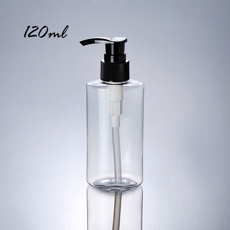Discount wholesale Glass Bottles - Wholesale Manufacturers Black Pump Pet Bottle Caps 120Ml 200Ml custom Plastic Pet cosmetic bottle – Xumin