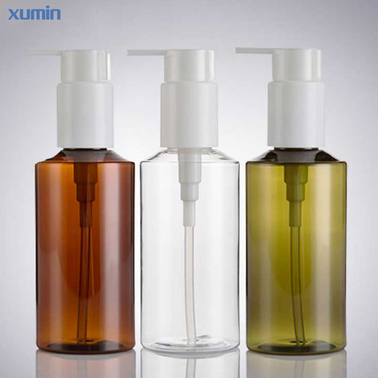 150ml white green brown Leakproof design foam pump cap cosmetic pet bottle
