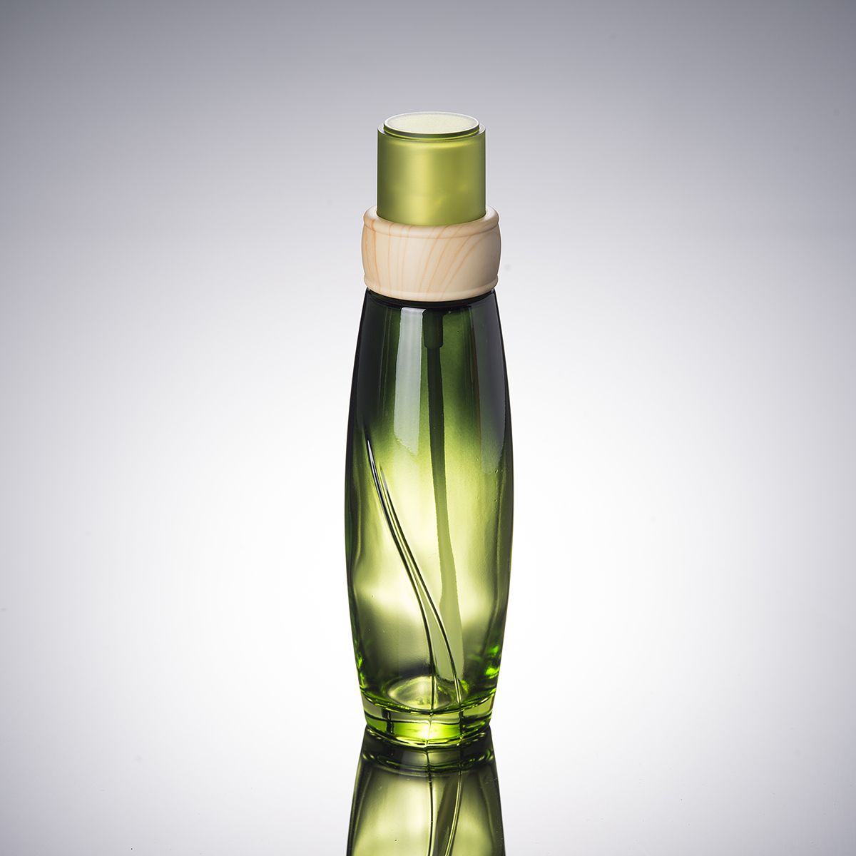 ampolles d'oli de pèl d'alta qualitat de l'embalatge 40ML 100 ML 120 ML Loció de luxe ampolla de vidre