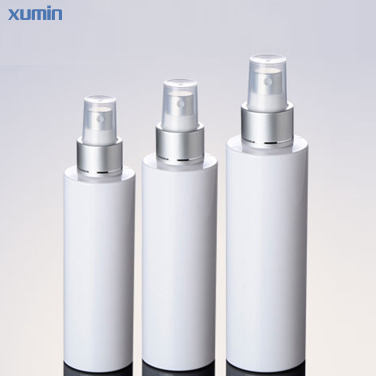 Factory wholesale Black Spray Bottle -
 Wholesale Clear Cover Sliver Cap Cosmetic 100Ml 150Ml 200Ml Pet Plastic Spray Bottle – Xumin