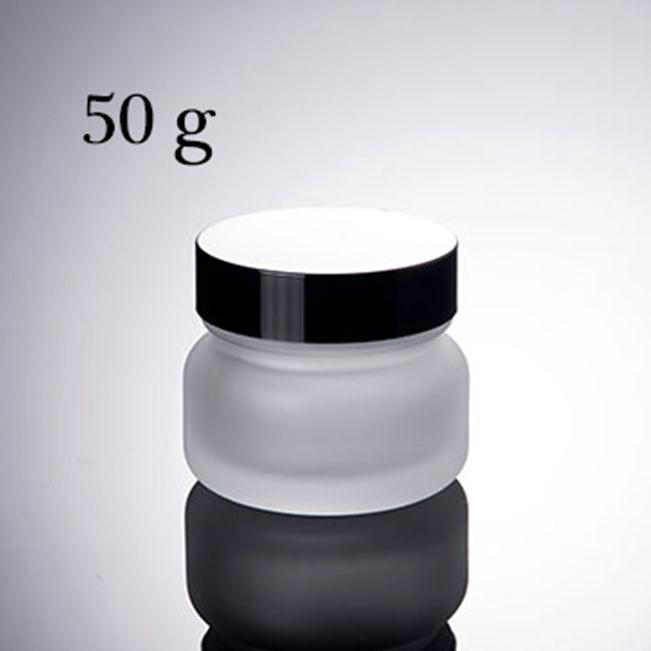 engros-pris best kvalitet frostet glass kremkrukke glass toner lotion kosmetisk flaske