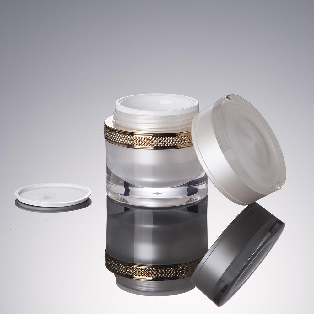 2017 Good Quality Glass Jars With Lids -
 Luxury acrylic airless pump cosmetic bottle empty cosmetic acrylic cream jar – Xumin