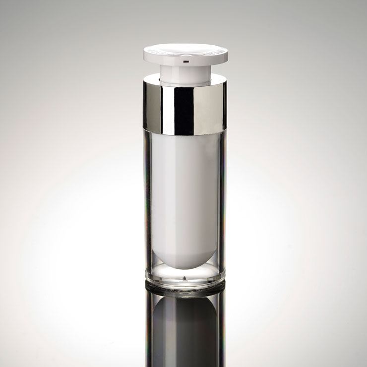 ຄົນອັບເດດ: ບັນຈຸ 15ml 30ml 50ml container lotion ເຄື່ອງສໍາອາງຂວດ Acrylic Pump