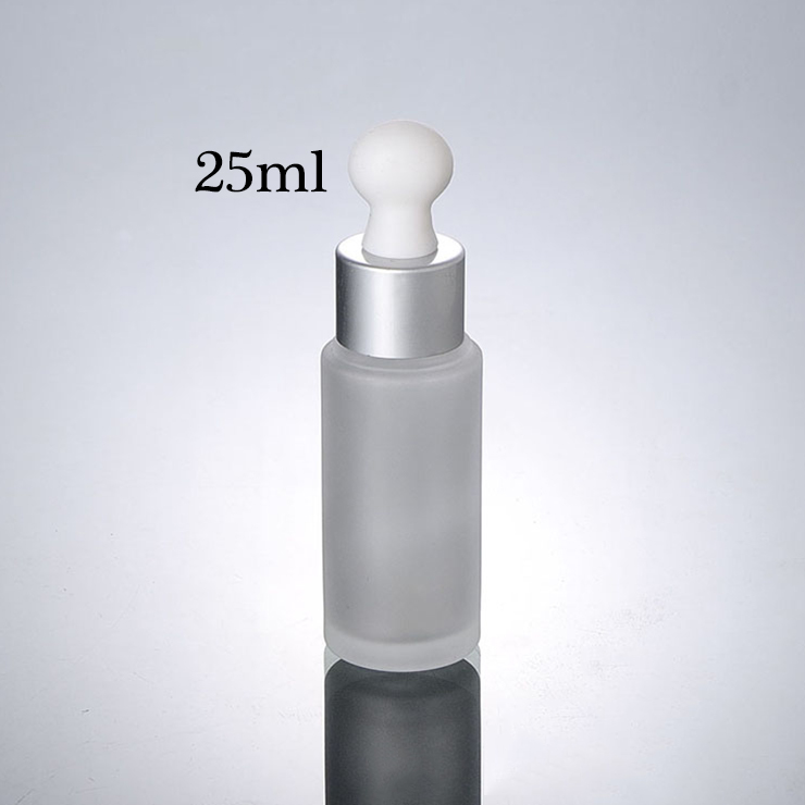 Good Wholesale VendorsCosmetic Glass Bottles - Newest Rubber design Cosmetic serum Glass Bottle 20 25 30ml Frosted hair oil bottles – Xumin