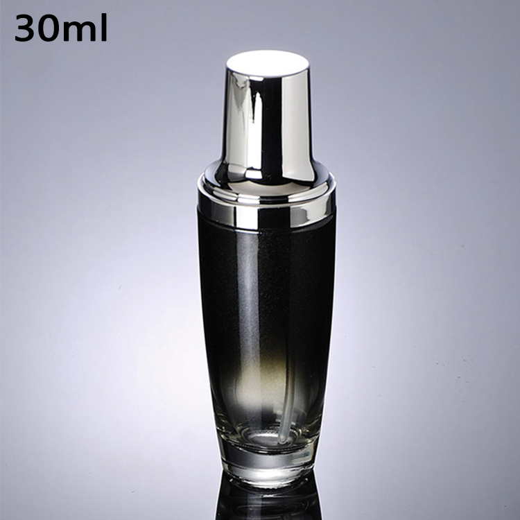 Fixed Competitive Price Pet Bottles -
 Luxury Push Button Wholesale Cosmetic Packaging cream container 30ml Serum Bottle – Xumin
