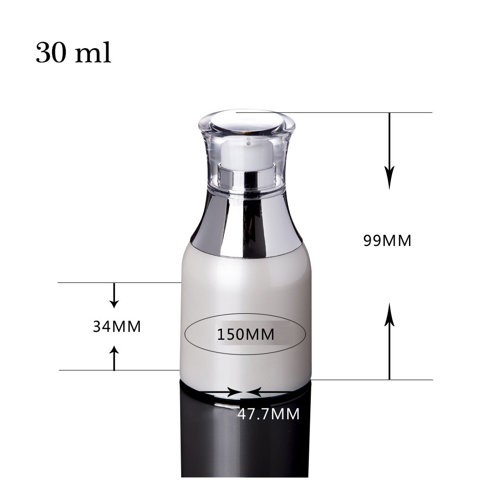 30ml 50ml 100ml Best Price cream acrylic container Cosmetic Jar Airless Acrylic Bottle