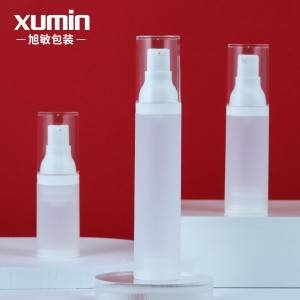 30ml 50ml 20ml lotion pump bottle Wholesale white cosmetic airless pump bottle