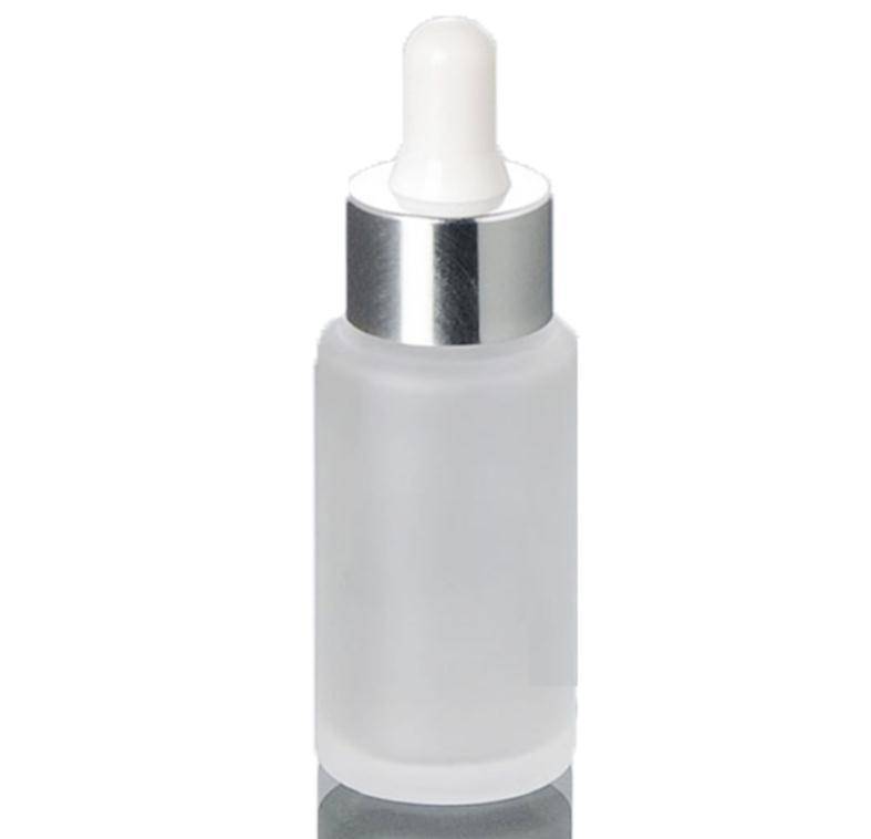 High Quality Wholesale cosmetic frosted glass dropper bottle 20ml 25ml 30ml for cosmetic packaging Featured Image