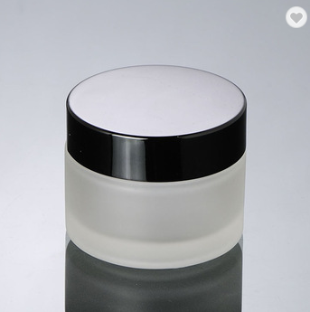 Frosted glass jar Cosmetic Container 15G 20G 30G 50G Glass Cosmetic cream Jar Featured Image