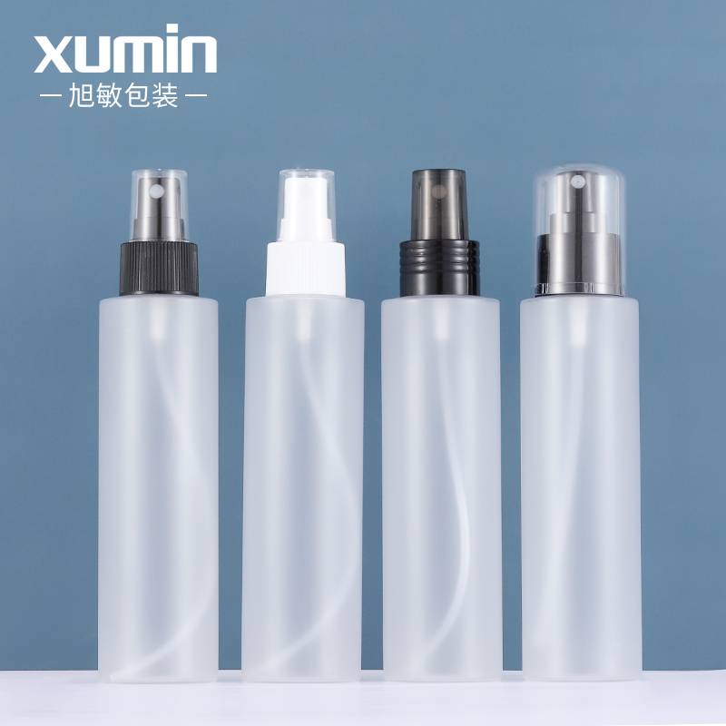 Bottom price Amber Glass Bottles -
 cosmetic packaging pet frosted plastic bottle Multiple sprinklers product set 150ml spray bottle – Xumin