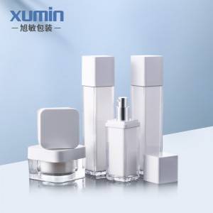 Luxury small capacity 30G 50G acrylic cream jar 50ml 100ml lotion bottle cosmetic spray bottle 100ml acrylic set