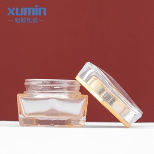 wholesale cosmetic glass face cream jars 50g cosmetic glass jar with lids